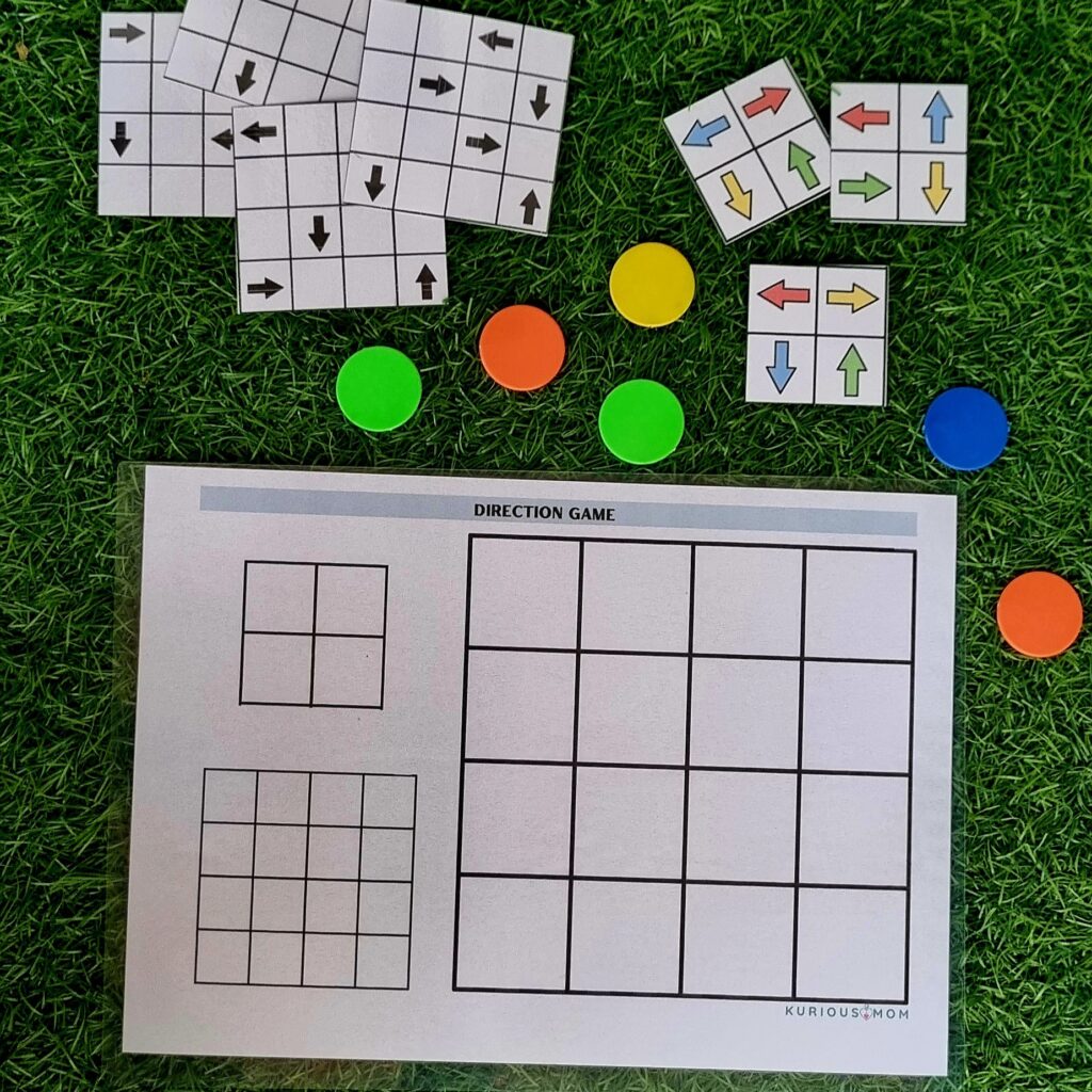 Connecting Grid Activity Direction with grid activity for 3.5 yr+ kids KMACT014 - KuriousMom Shop