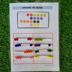 beads pattern activity for kids