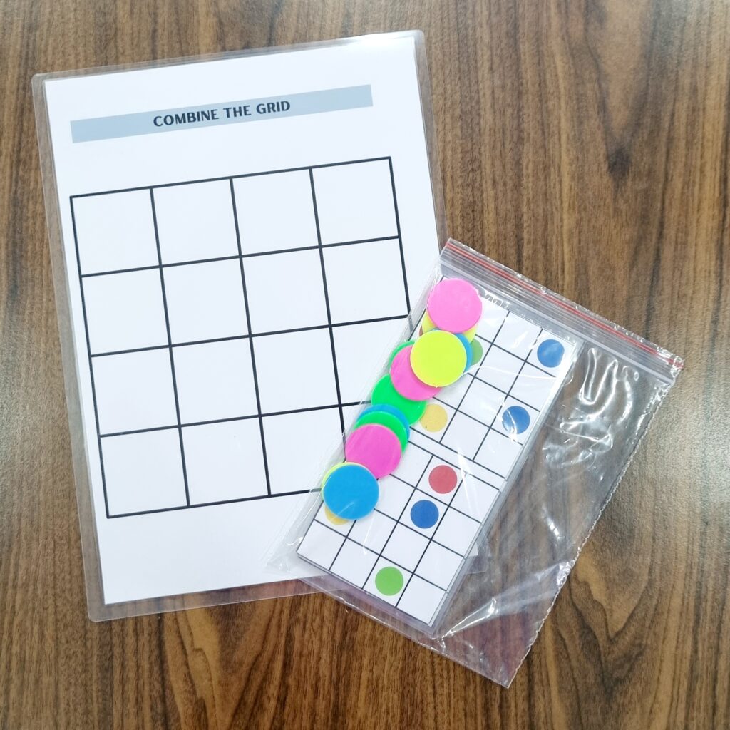 Connecting Grid Activity Combine the grid activity KMACT044 - KuriousMom Shop