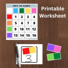 kids activity printable worksheet