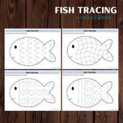 prewriting tracing worksheet for kids