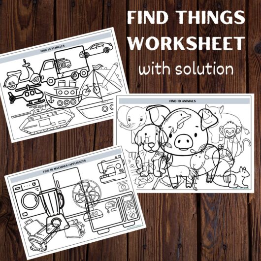 kids worksheet