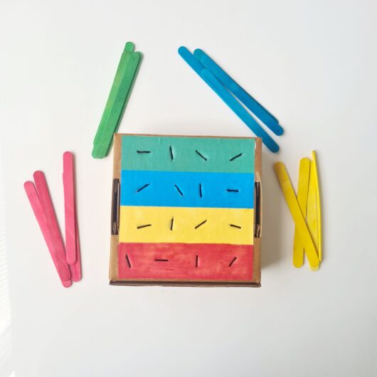 colour sort activity for kids