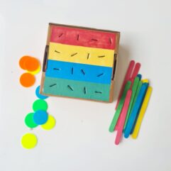 colour sort activity for kids