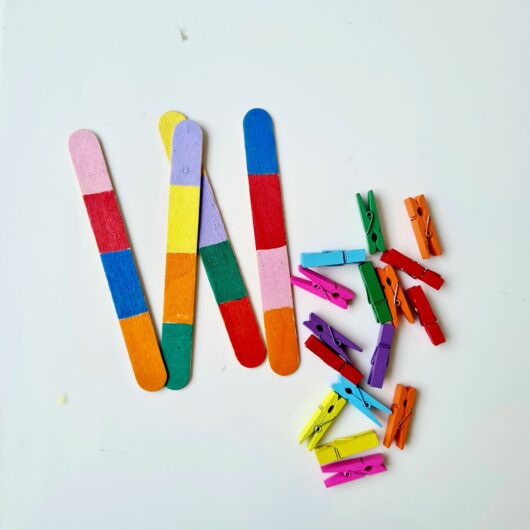 colour sort activity for kids