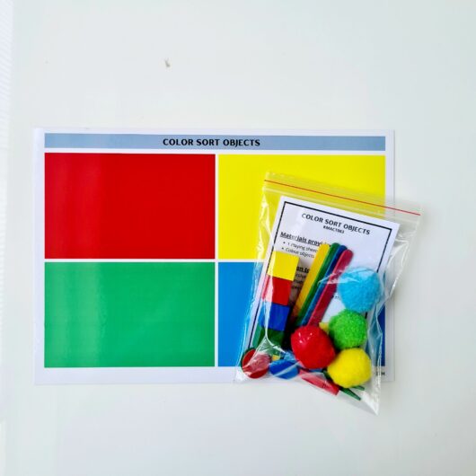 colour sort activity for kids