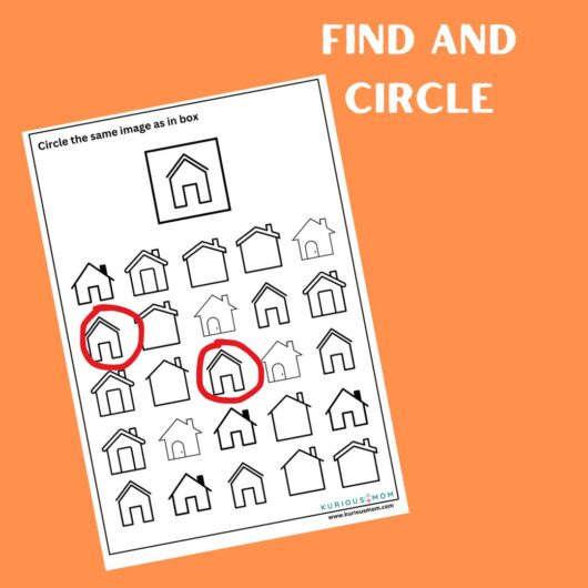 Find and Circle printable worksheet