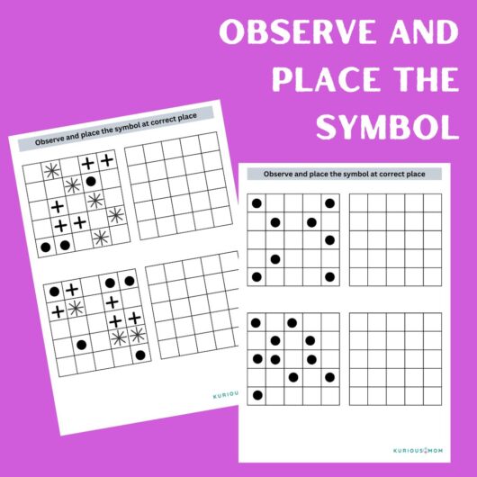 Observe and place the symbol