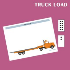 Truck load counting Activity worksheet