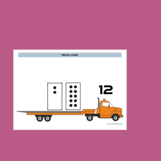 Truck load counting Activity worksheet