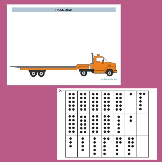 Truck load counting Activity worksheet