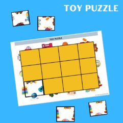 Toy Puzzle printable worksheet