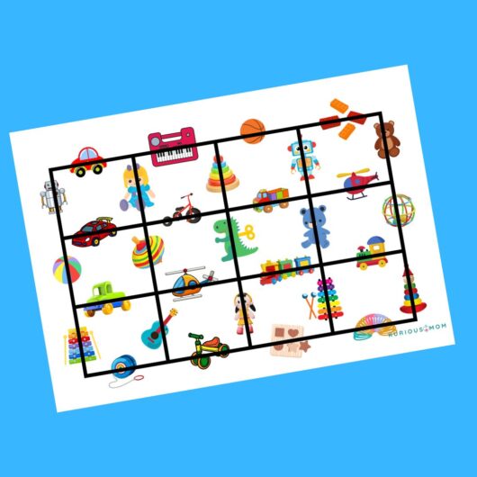 Toy Puzzle printable worksheet