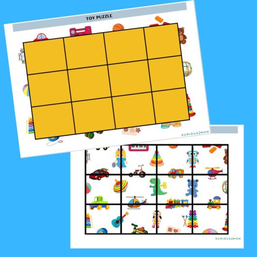 Toy Puzzle printable worksheet