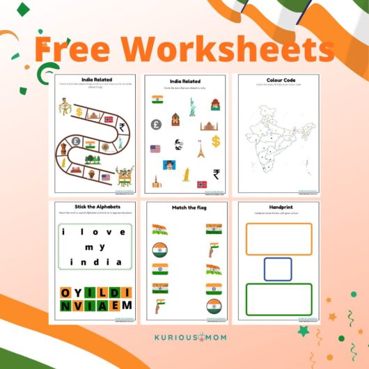 india worksheet printable for kids