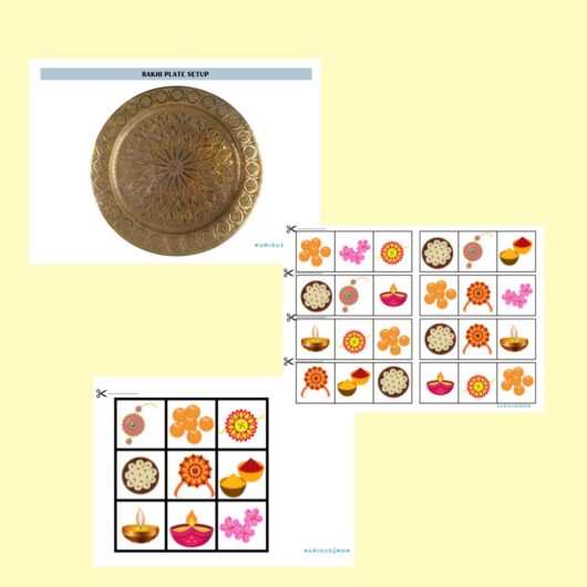 Rakhi plate setup Printable worksheet - Image 5