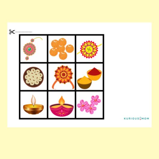Rakhi plate setup Printable worksheet - Image 4