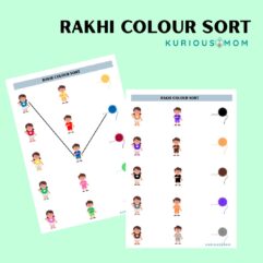 rakshabandhan worksheet for kids