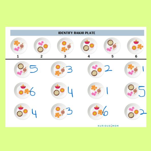 rakshabandhan worksheet for kids