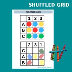Shuffled Grid printable worksheet