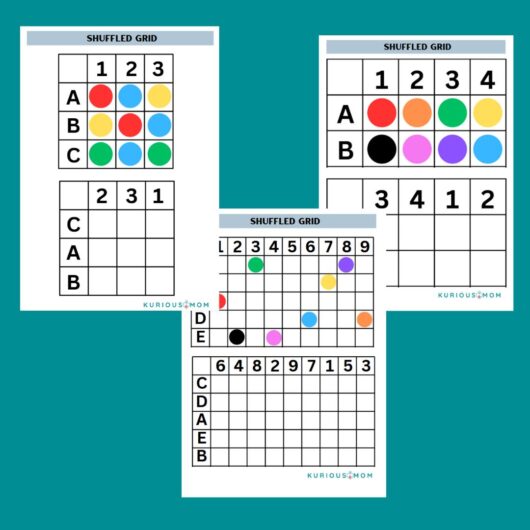 Shuffled Grid printable worksheet - Image 3