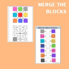 Merge the blocks printable worksheet