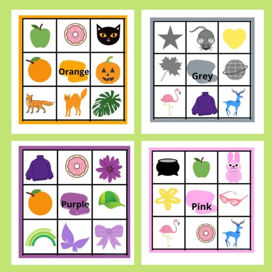 colour sort worksheet