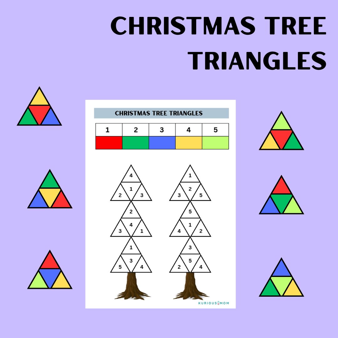 Christmas tree triangles