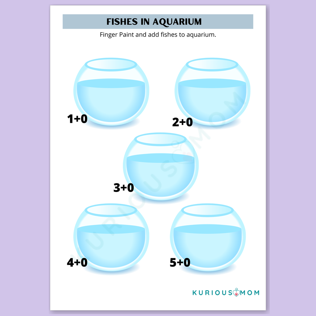 Finger Paint Addition and Subtraction printable worksheet - Image 11
