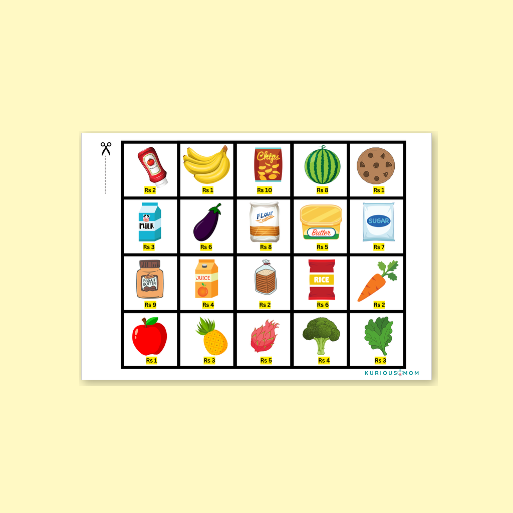 Supermarket Money Addition printable worksheet - Image 4